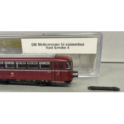 Minitrix 15855 spor N DB skinnebus mellemvogn type 798 med ind Led belysning