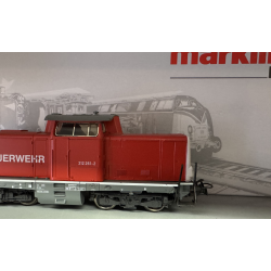 M�rklin 29752 diesellok BR 212 261-2�FEUERWEHR digital med MFX
