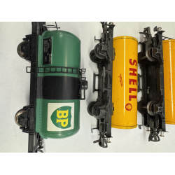 Lot 8 Fleischmann/Lima HO DB tankvogne 4 stk. Brugt Stand se billederne