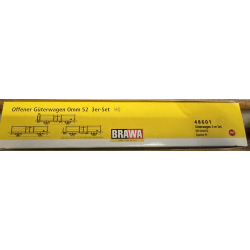 Brawa HO 48601 DB godsvogns�t E037 og Omm52