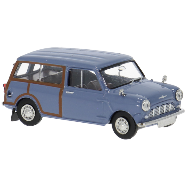 Brekina HO 15363 Austin Mini Countryman bl� �rgang 1960. Nyhed 2026