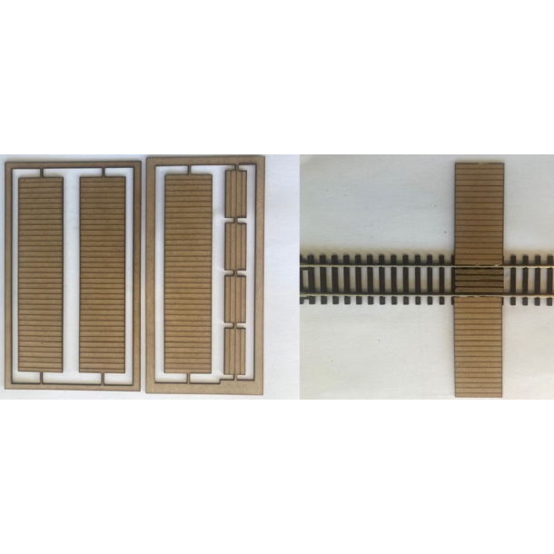 Hobbytrade HO 87510 Svelleovergang i lasercut til j�vnstr�m skinner