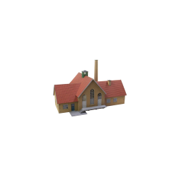 Hobbytrade HO 87356 dansk Andelsmejeri med gule sten 244 x 163 x 150 mm.