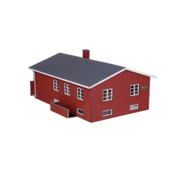Hobbytrade HO 87288 Politihus Landbetjentens villa med rde sten. 188x127x77mm. Byggest