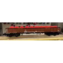 Minitrix 51 3521 00 spor N DB ben godsvogn med beladning