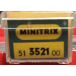 Minitrix 51 3521 00 spor N DB ben godsvogn med beladning