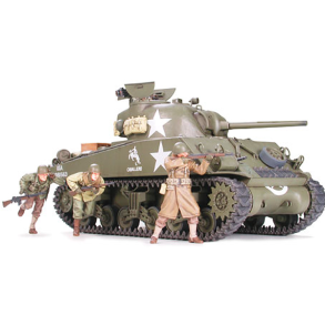 Tamiya 35250 U. S. MEDIUM TANK M4A3 SHERMAN 75mm KANON skala 1:35