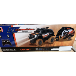 New Bright 12750LS RC OdesseyExpedition fjernstyret bil med anhnger skala 1:12