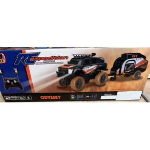 New Bright 12750LS RC Odessey�Expedition fjernstyret bil med anh�nger skala 1:12