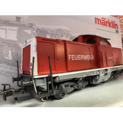 M�rklin 29752 diesellok BR 212 261-2�FEUERWEHR digital med MFX