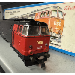 Electrotren HO 2070 DSB diesellok MZ 1437 ombygget til jvnstrm. Stand se billeder