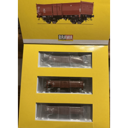 Brawa HO 48601 DB godsvogns�t E037 og Omm52