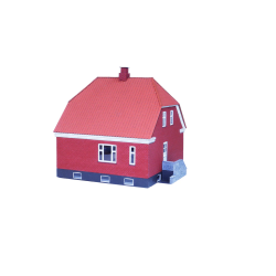 Hobbytrade HO 87285 Dansk murermestervilla i r�de sten Lasercut med 3D printede dele