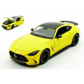 Welly 24132 Mercedes AMG GT gul skala 1:24