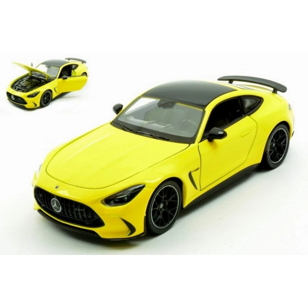Welly 24132 Mercedes AMG GT gul skala 1:24