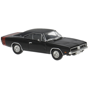 Brekina HO 18006 Dodge Charger sort �rgang 1969. Nyhed 2026
