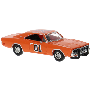 Brekina HO 18004 Dodge Charger orange �rgang 1969. Nyhed 2026