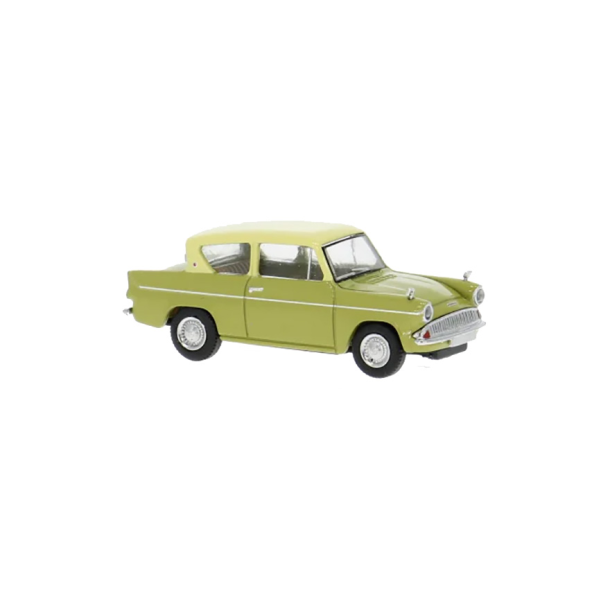 Brekina HO 19336 Ford Anglia lysegr�n/beige �rgang 1959. Nyhed 2026
