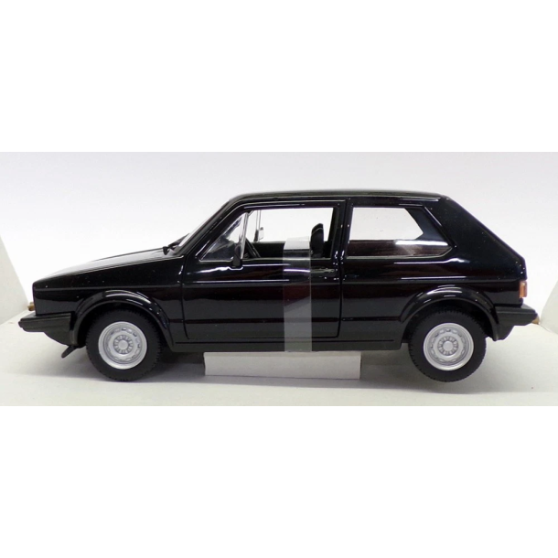 Burago 21089 VW Golf I GTI sort �rgang 1979 skala 1:24