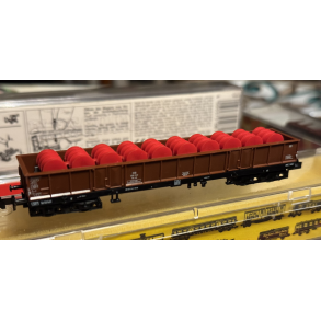 Minitrix 51 3521 00 spor N DB ben godsvogn med beladning