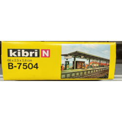 Kibri 7504 spor N perron 66 x 2,5 x 3,6 cm.