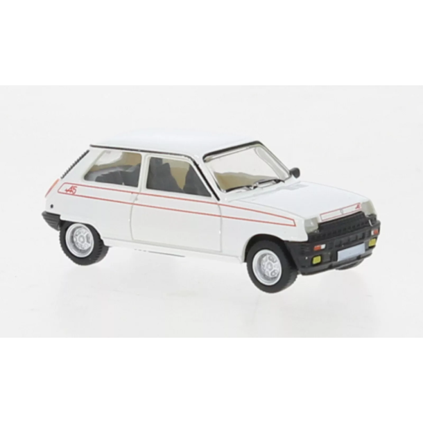 PCX HO 870511 Renault 5 Alpine hvid. Nyhed 2023
