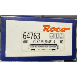 Roco HO 64763 SBB sovevogn Typ T2S med indbygget Viessmannlys