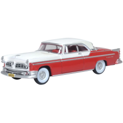 Oxford HO CNY55001 Chrysler New Yorker Deluxe Coupe St. Regis Tango Red/Platinum rgang 1955