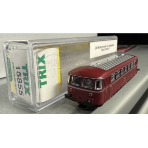 Minitrix 15855 spor N DB skinnebus mellemvogn type 798 med ind Led belysning
