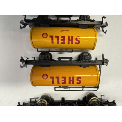 Lot 8 Fleischmann/Lima HO DB tankvogne 4 stk. Brugt Stand se billederne