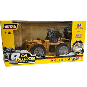Huina 1532 Fjernstyret bulldozer R/C 2,4 GHz Skala 1:18