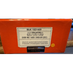 McK D1409 DSB diesellok MZ 1409 til analog j�vnstr�m drift. P� lager d.17.12.2025