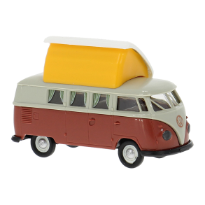 Brekina HO 31635 Volkswagen T1b Camper gr�/r�d �rgang 1960. Nyhed 2026