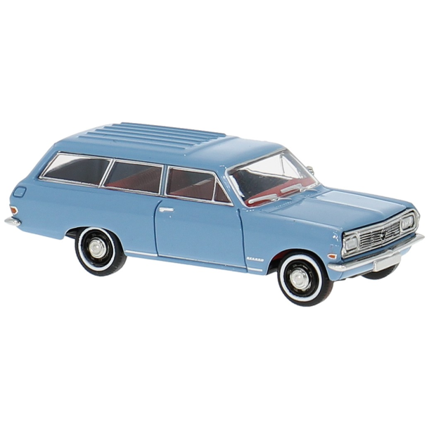 Brekina HO 20476 Opel Rekord B Caravan lysebl� �rgang 1965. Nyhed 2026