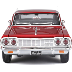 Maisto MAI39541 Chevrolet Impala SS Metallic Red �rgang 1964 skala 1:24 bygges�t