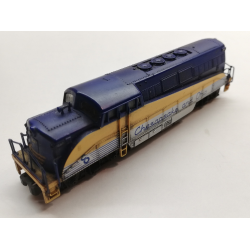 Life Like 1845 spor N USA diesellok EMD BL2 Chesapeake and Ohio Litra 1845 til analog drift