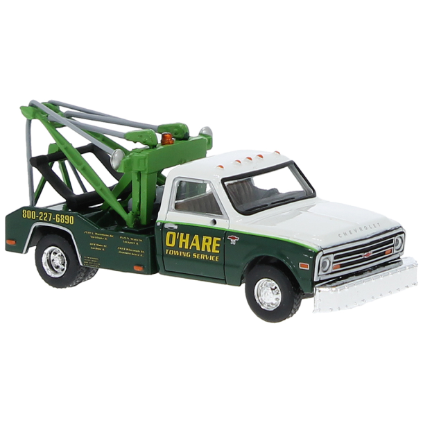 Brekina HO 19666 Chevrolet C 30 kranvogn "O'Hare" Chicago USA rgang 1968. Nyhed 2025
