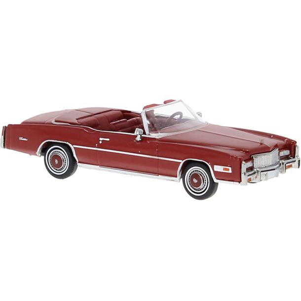Brekina HO 19758 Cadillac Eldorado Cabriolet rd rgang 1976. Nyhed 2025