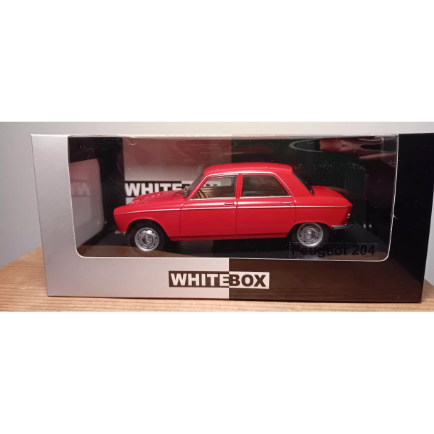 Whitebox 124181Peugeot 204 rgang 1968 rd skala 1:24