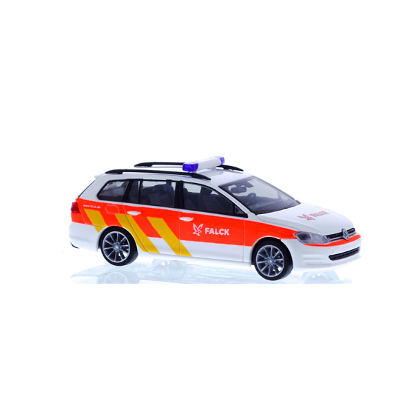 Rietze HO 53331 Golf 7 Variant Falck Hamburg. Nyhed 2025