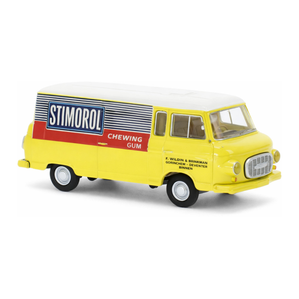 Brekina HO 30127 Barkas B 1000 varevogn "Stimorol" �rgang 1962. Nyhed 2026