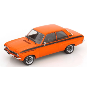 Modelcar Group 18839 Opel Ascona A orange/sort �rgang 1973 skala 1:18