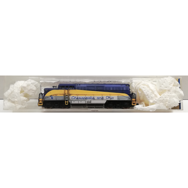 Life Like 1845 spor N USA diesellok EMD BL2 Chesapeake and Ohio Litra 1845 til analog drift