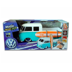Maisto 82078 VW Pickup w/surf board Type 2 R/C fjernstyret bil skala 1:16