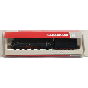 Fleischmann 717404 spor N PRIVAT damplok BR 01 1102, TEAG ombygget digital 