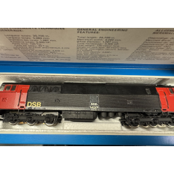 Electrotren HO 2070 DSB diesellok MZ 1437 ombygget til jvnstrm. Stand se billeder