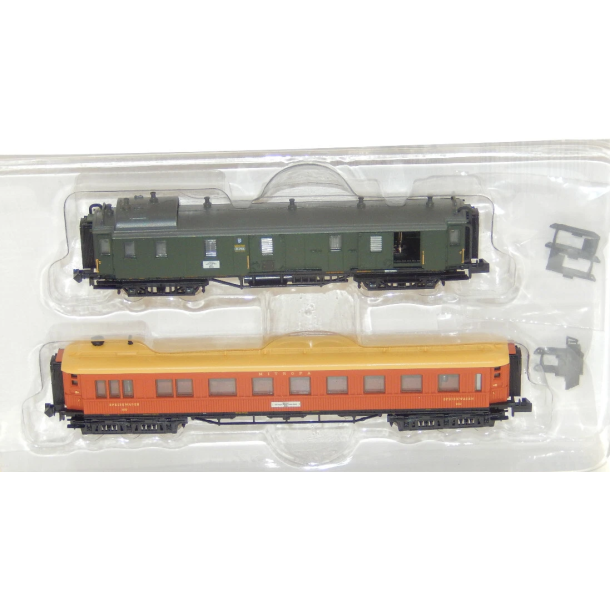 MHI model. Minitrix 15967 spor N Supplerende person vognst "Bayersk eksprestog omkring 1925"