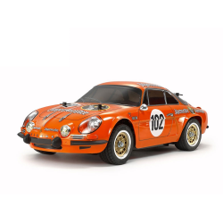 Tamiya 58708  ALPINE A110 JAGERMEISTER 1973 (M-06 CHASSIS) R/C model skala 1:10 Byggest