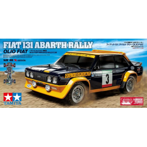 Tamiya 58723  R/C-model samles�t Fiat 131 Abarth Rally skala 1:10