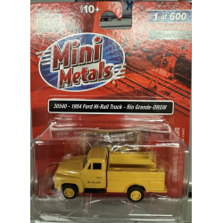 Mini metals HO 30540 Ford Hi-Rail Truck - Rio Grande rgang 1954